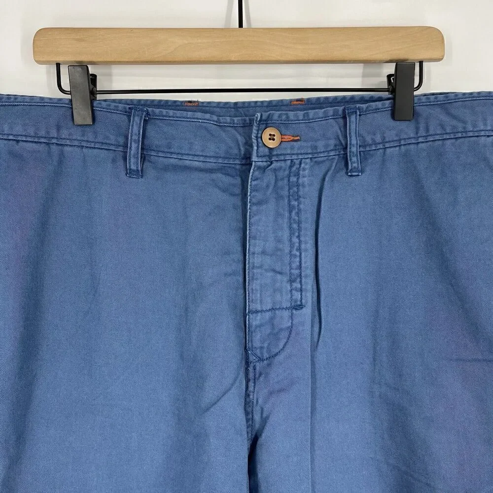 Tommy Bahama Chino Shorts Size 40 Mens Blue Relax Cotton Beach Preppy Golf Solid
